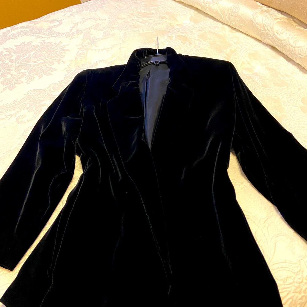 Beautiful Velvet jacket and black